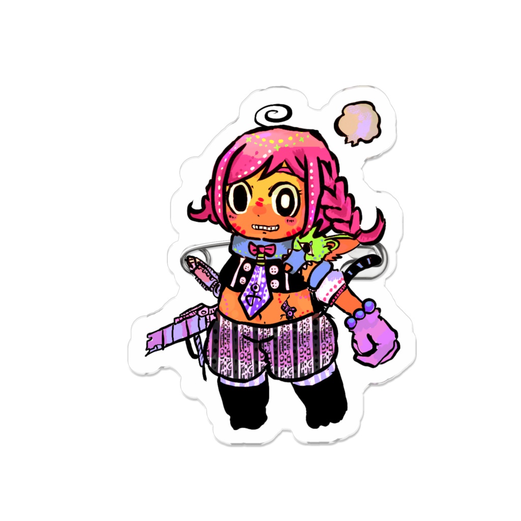 てんぺろちゃんバッチ