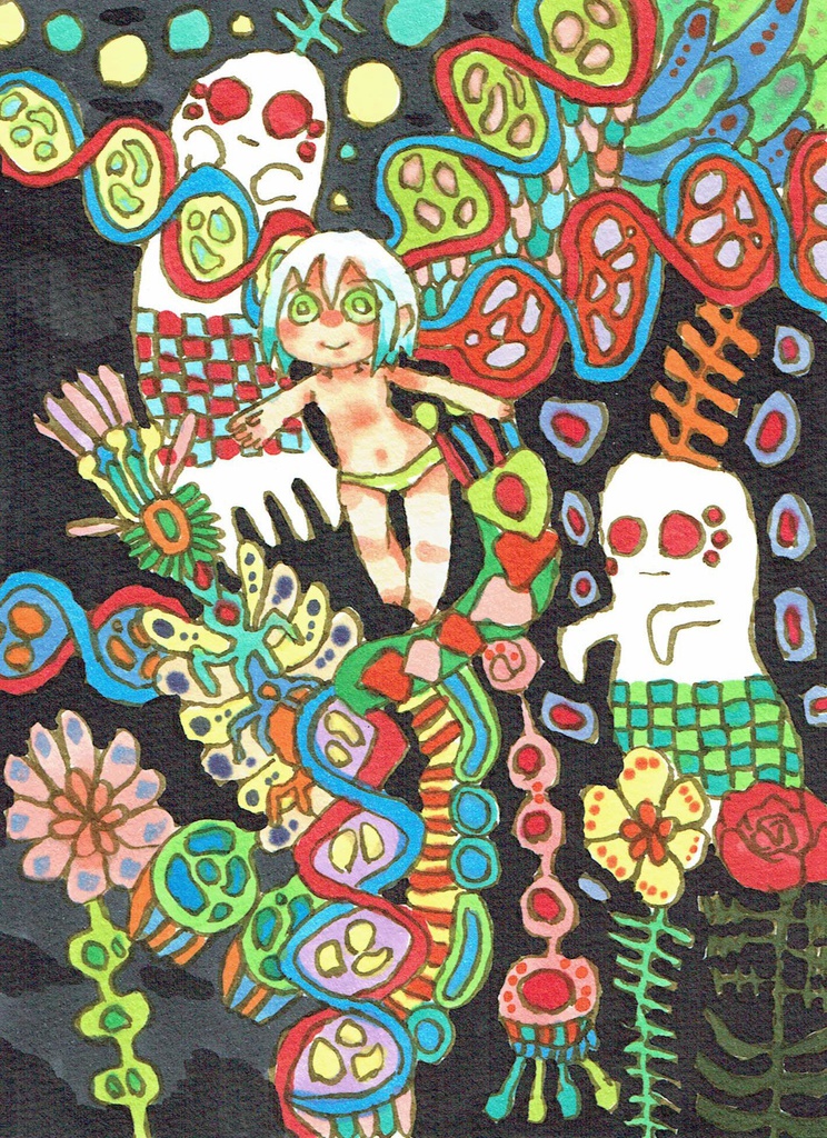 いでんし　原画