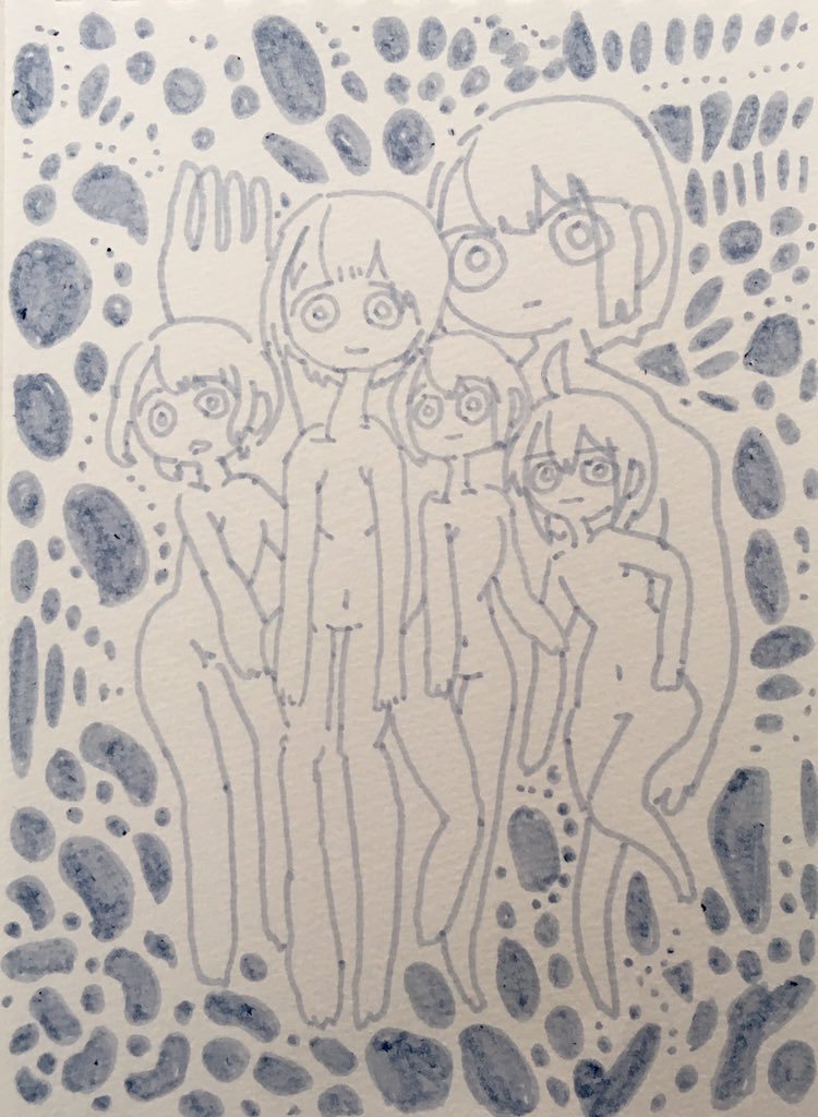 こどもたち　原画