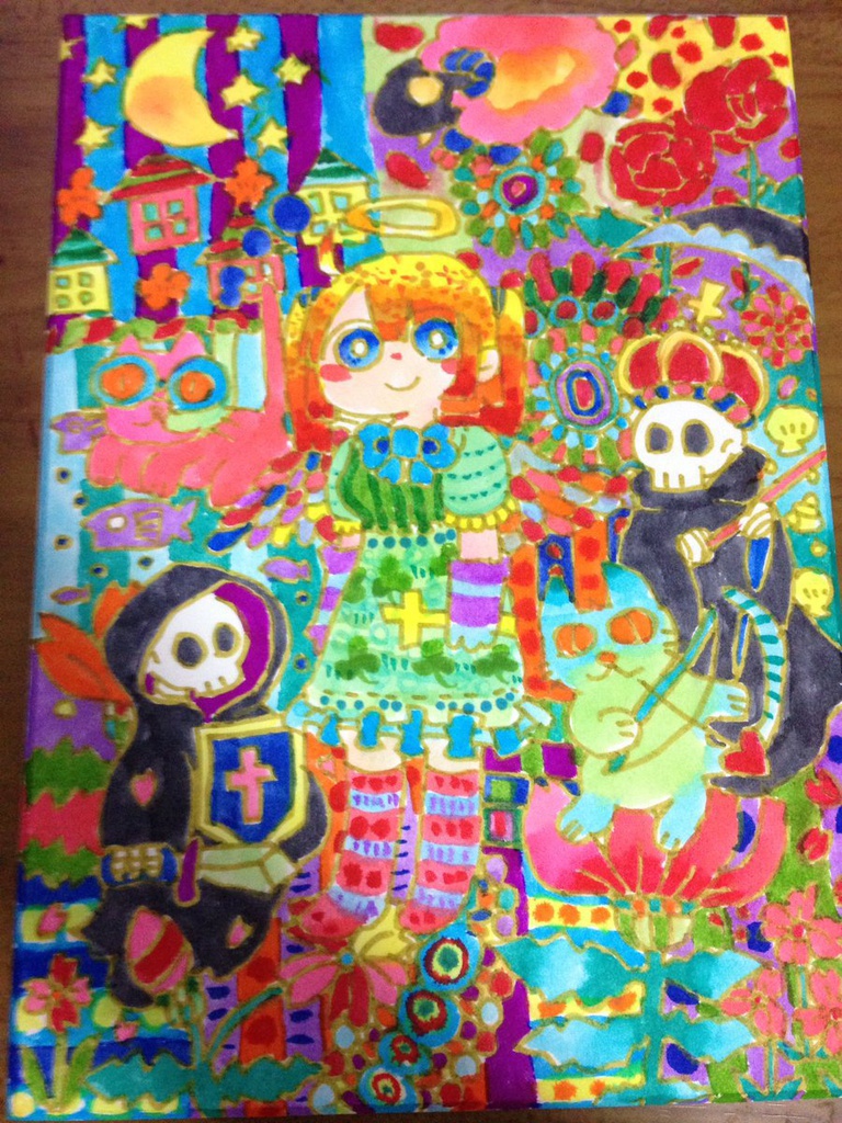 原画　てんしと