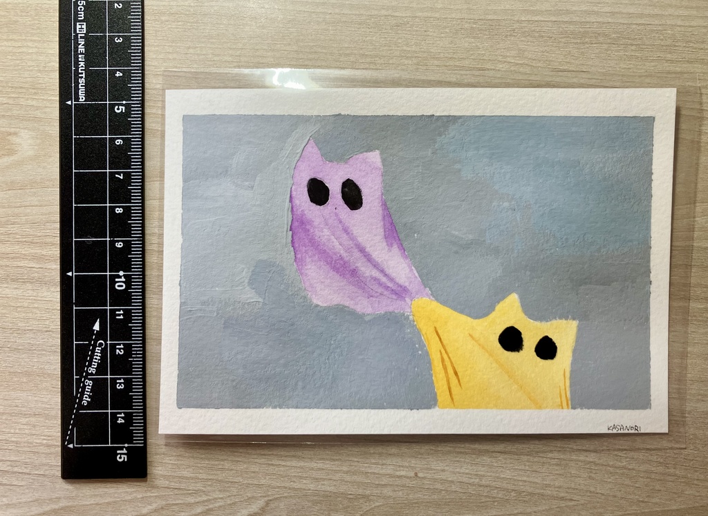 ｢待って｣原画ポストカード