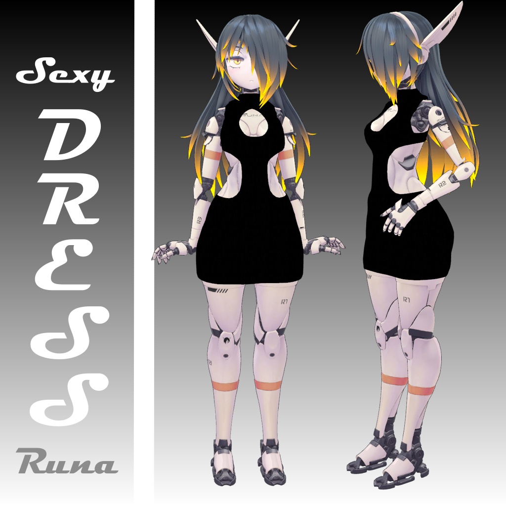 VRChat Runa/Luna - Evening dress