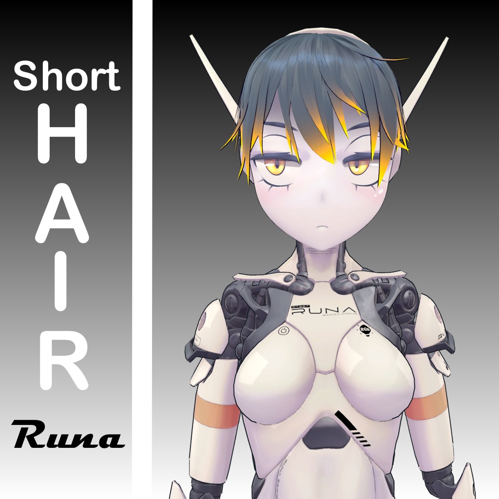 VRChat Runa/Luna - Short Hair