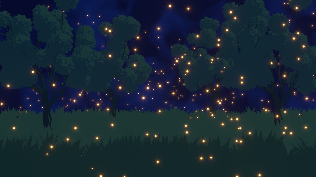 Animated Background - Fireflies