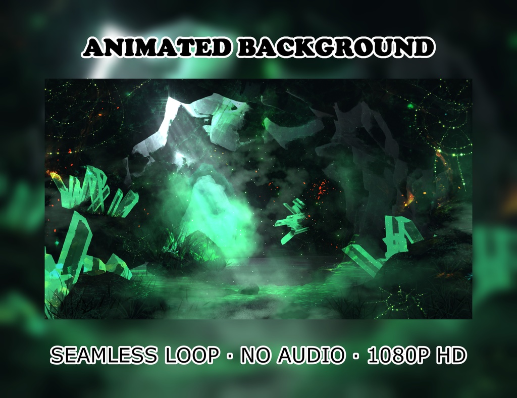 Animated Background - Emerald