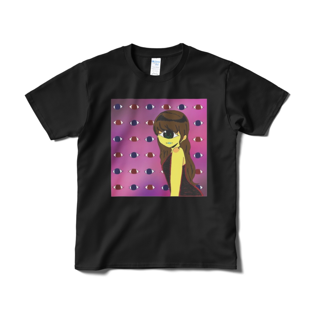 中学の頃に描いた絵Tシャツ