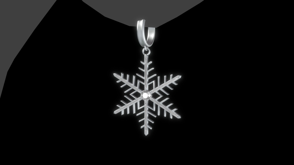 SnowFlake Earring&necklace