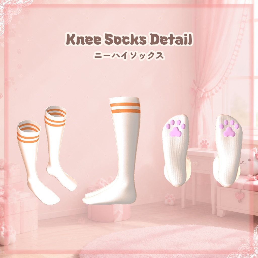 【6アバター対応】 🐾 Cat Paw Accessory Set 🐾