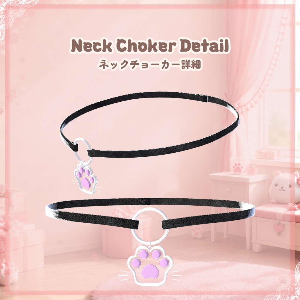 【6アバター対応】 🐾 Cat Paw Accessory Set 🐾