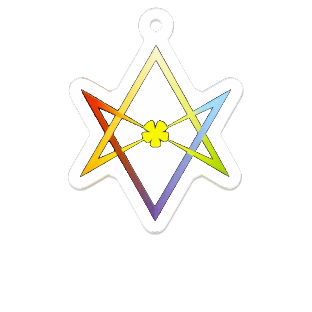 アレイスター・クローリー 六芒星 キーホルダー