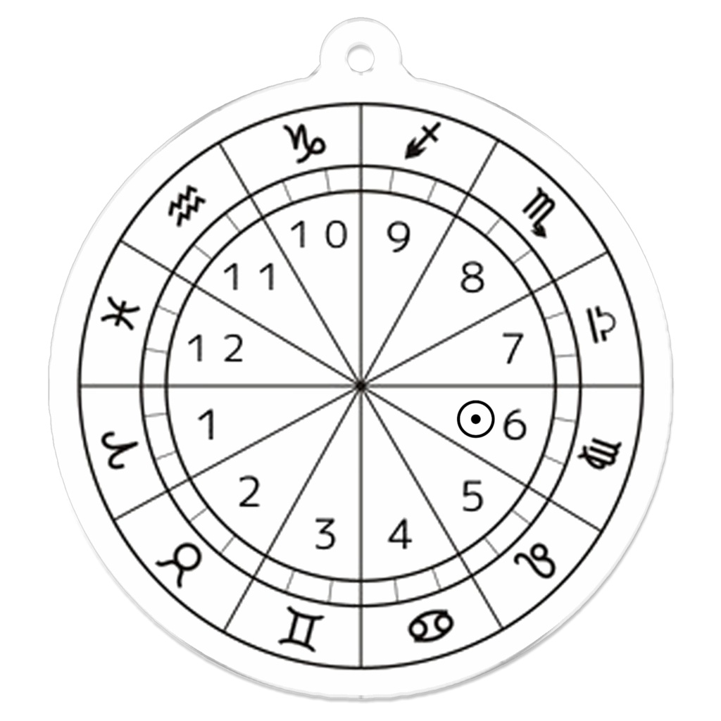 おとめ座 キーホルダー