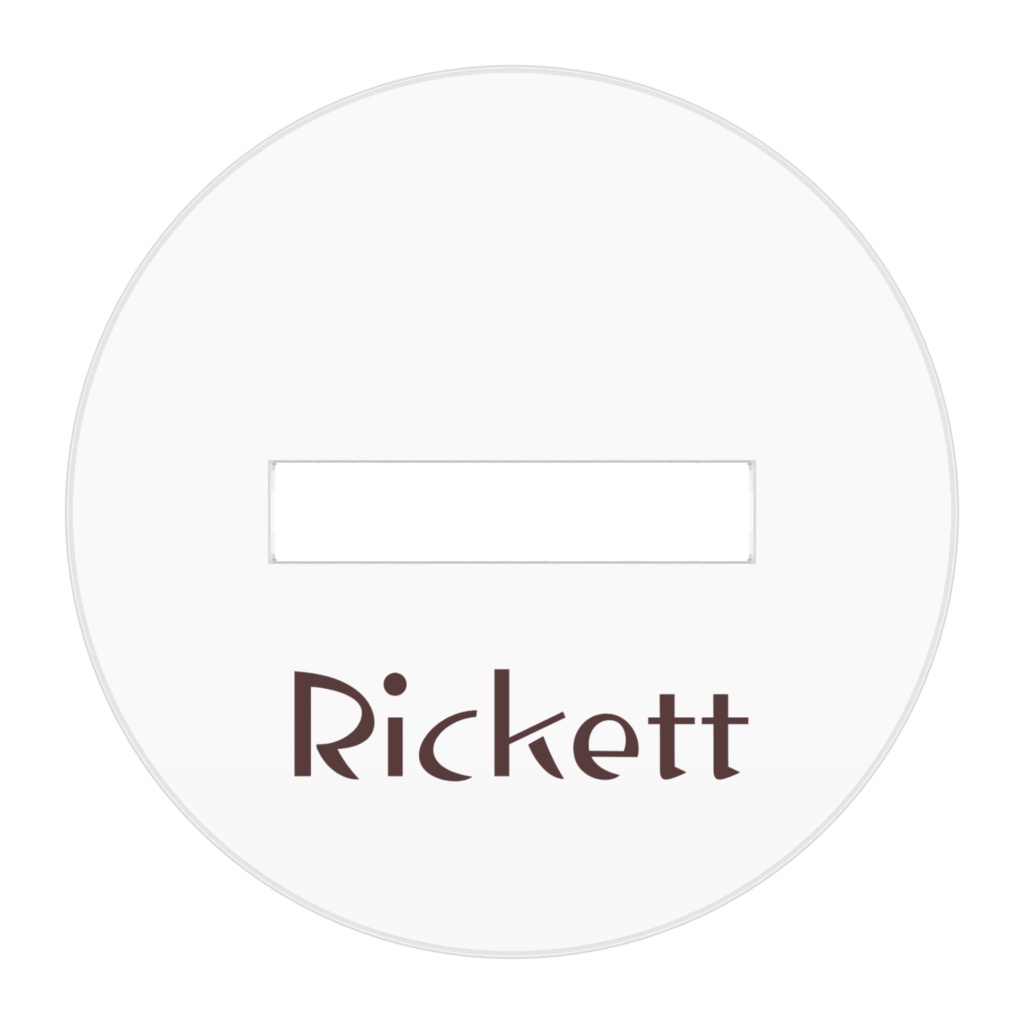 リケットモグラ型アクリルフィギュア 50×50mm