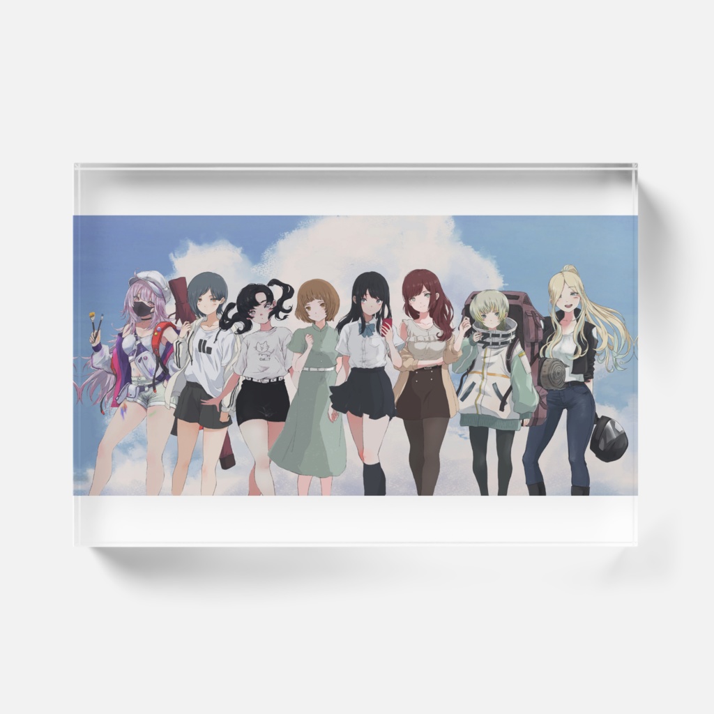 ナツノカナタ_みんな集合_透明ロゴ無しverと白地ロゴ有りver