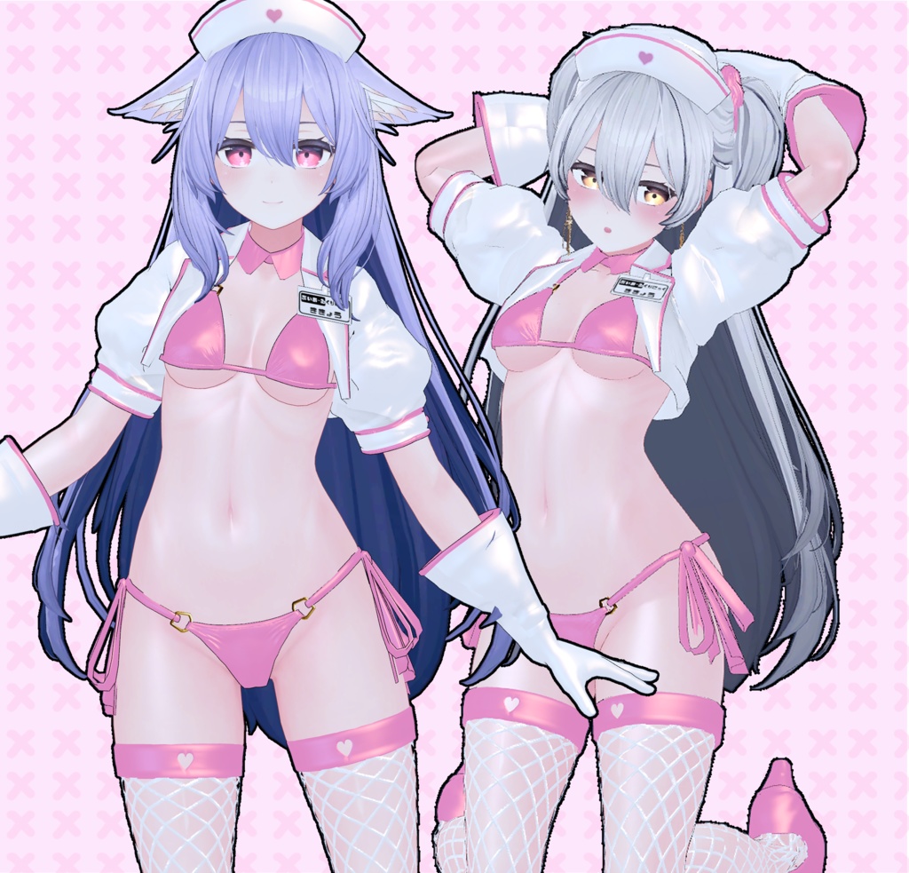 【4アバター対応】げきかわ‼ビキニナース【桔梗 萌 マヌカ セレスティア】