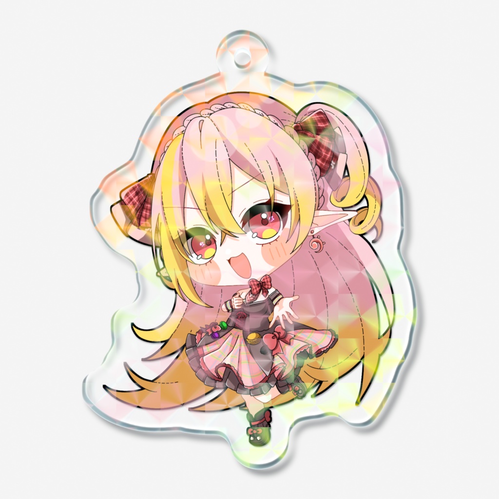 奏音おんぷホログラムアクリルキーホルダー