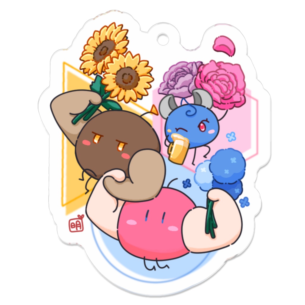 ファーマーズジュニモアクリルキーホルダー