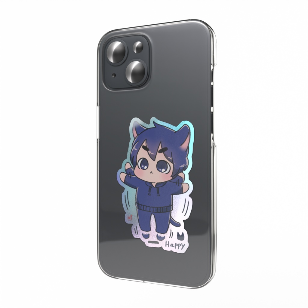 セバスにゃん オーロラステッカー