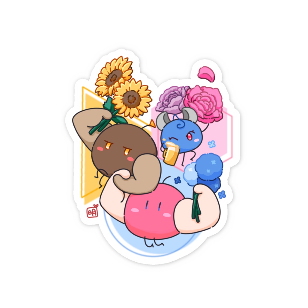 ファーマージュニモステッカー