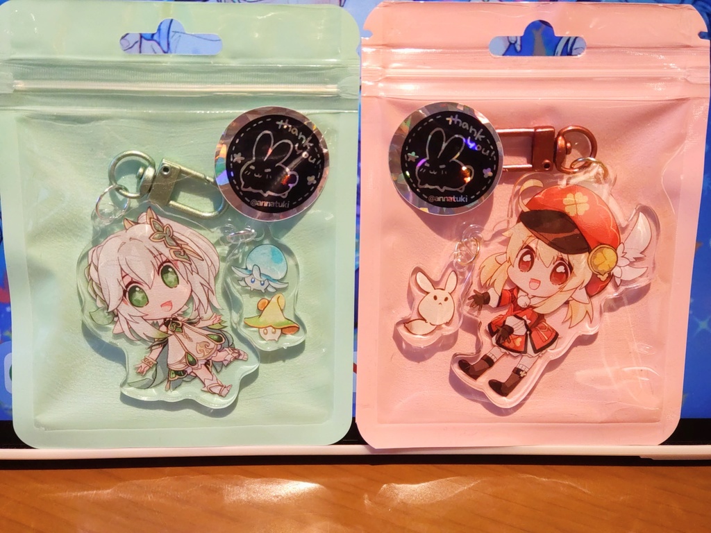 〈原神〉ゆらゆらアクリルキーホルダー