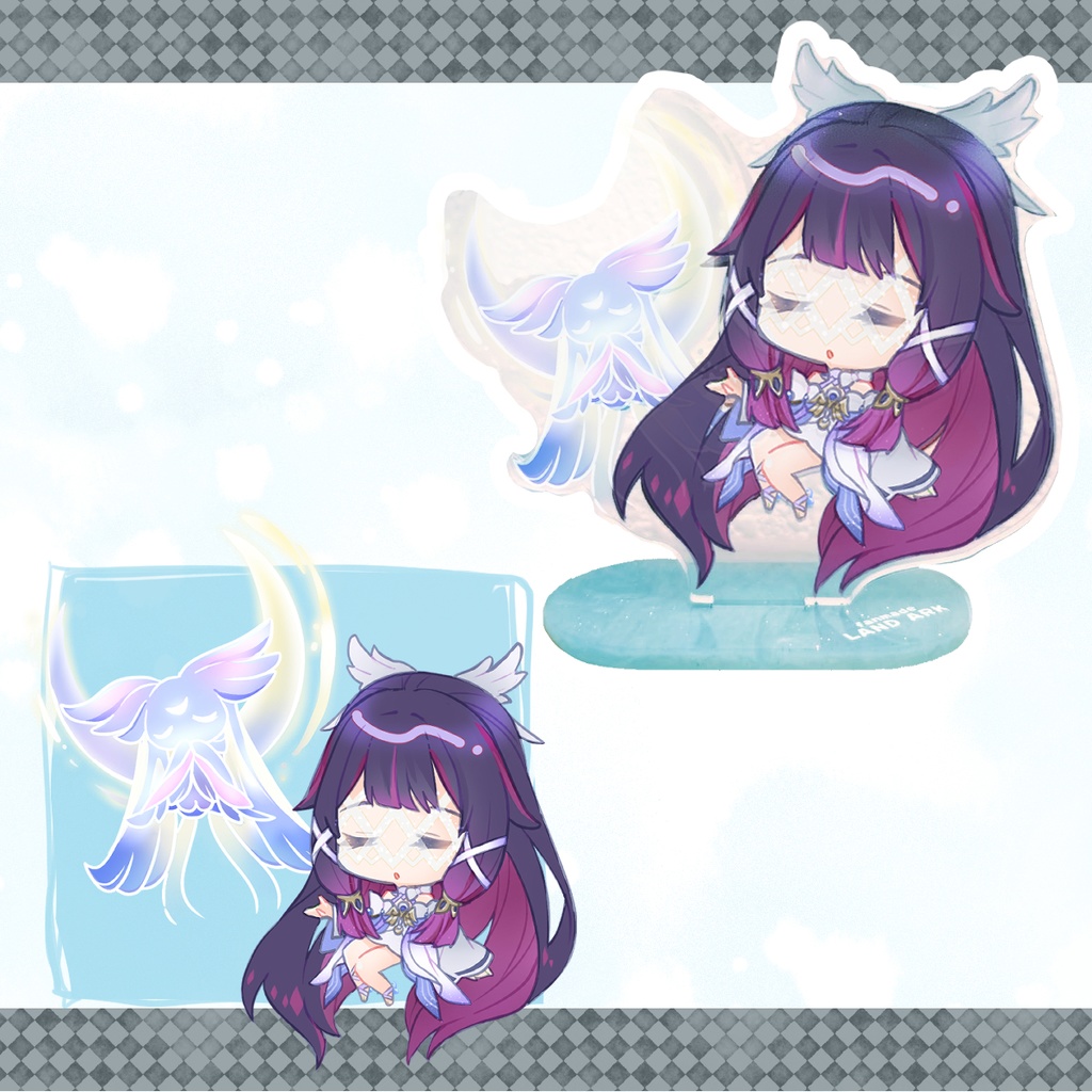 〈原神〉コロンビーナと月霊ちゃんの大きめアクスタ