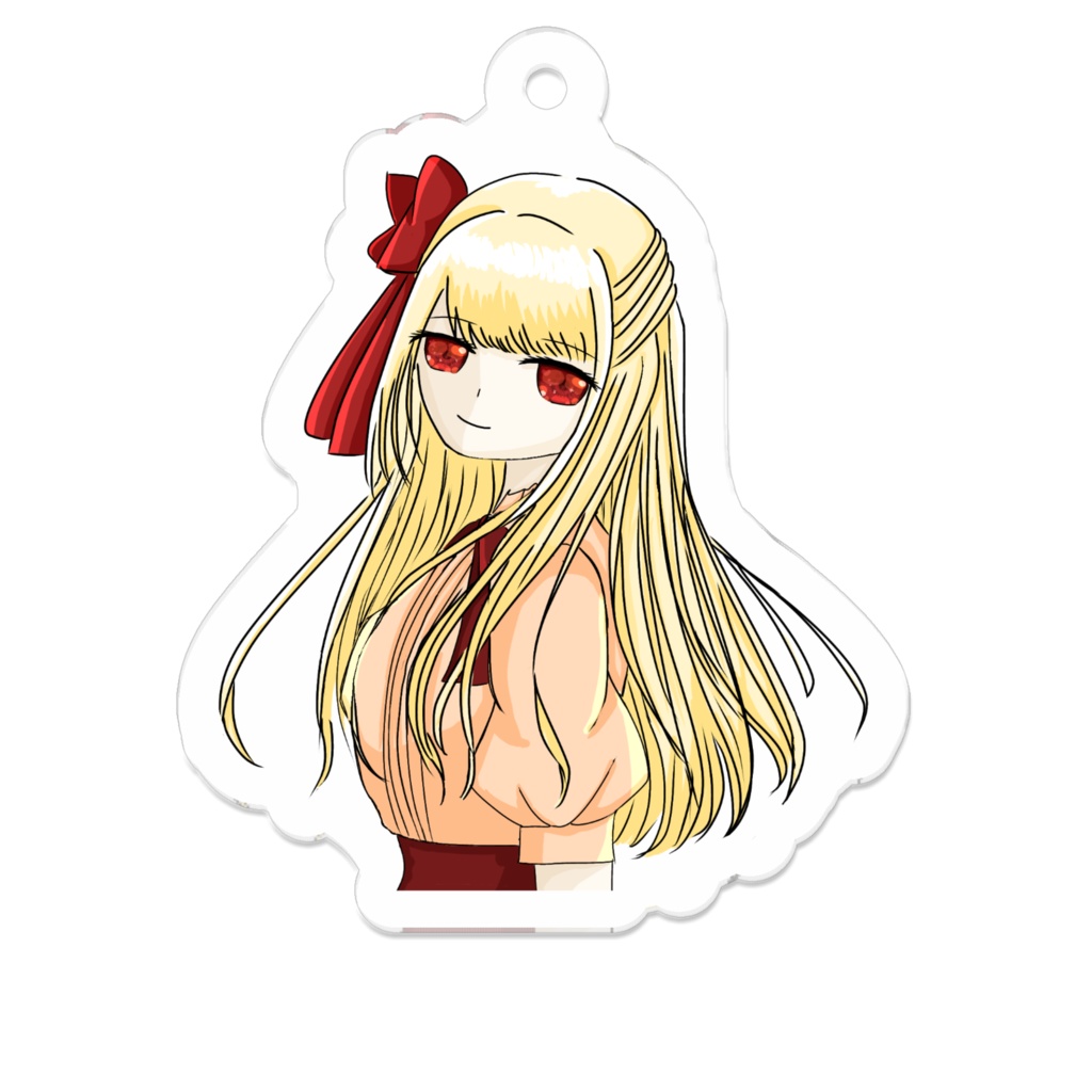 金髪赤眼アクキー