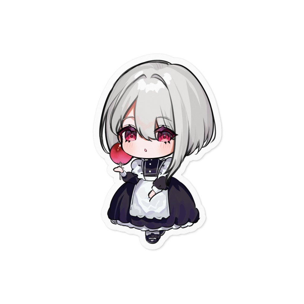 メイド姿アルフ ステッカー