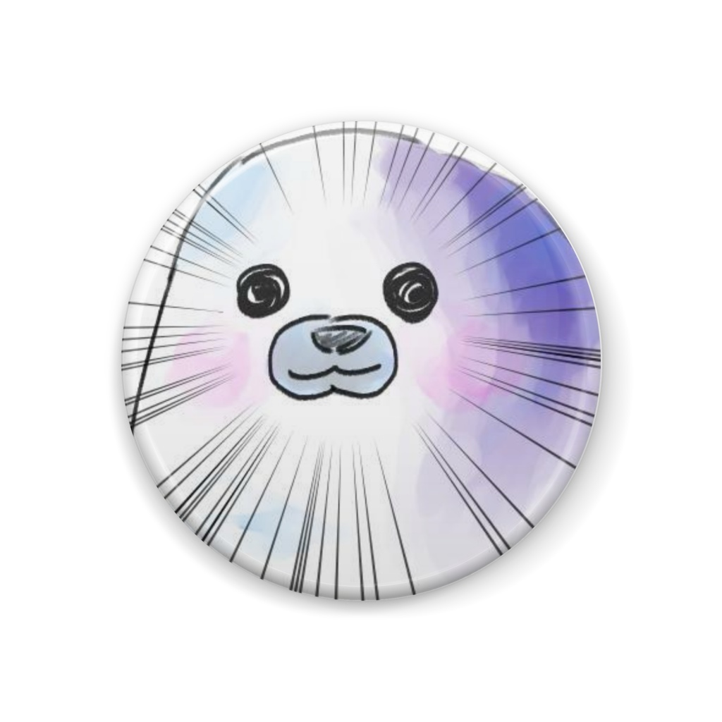 あざらし缶バッジ