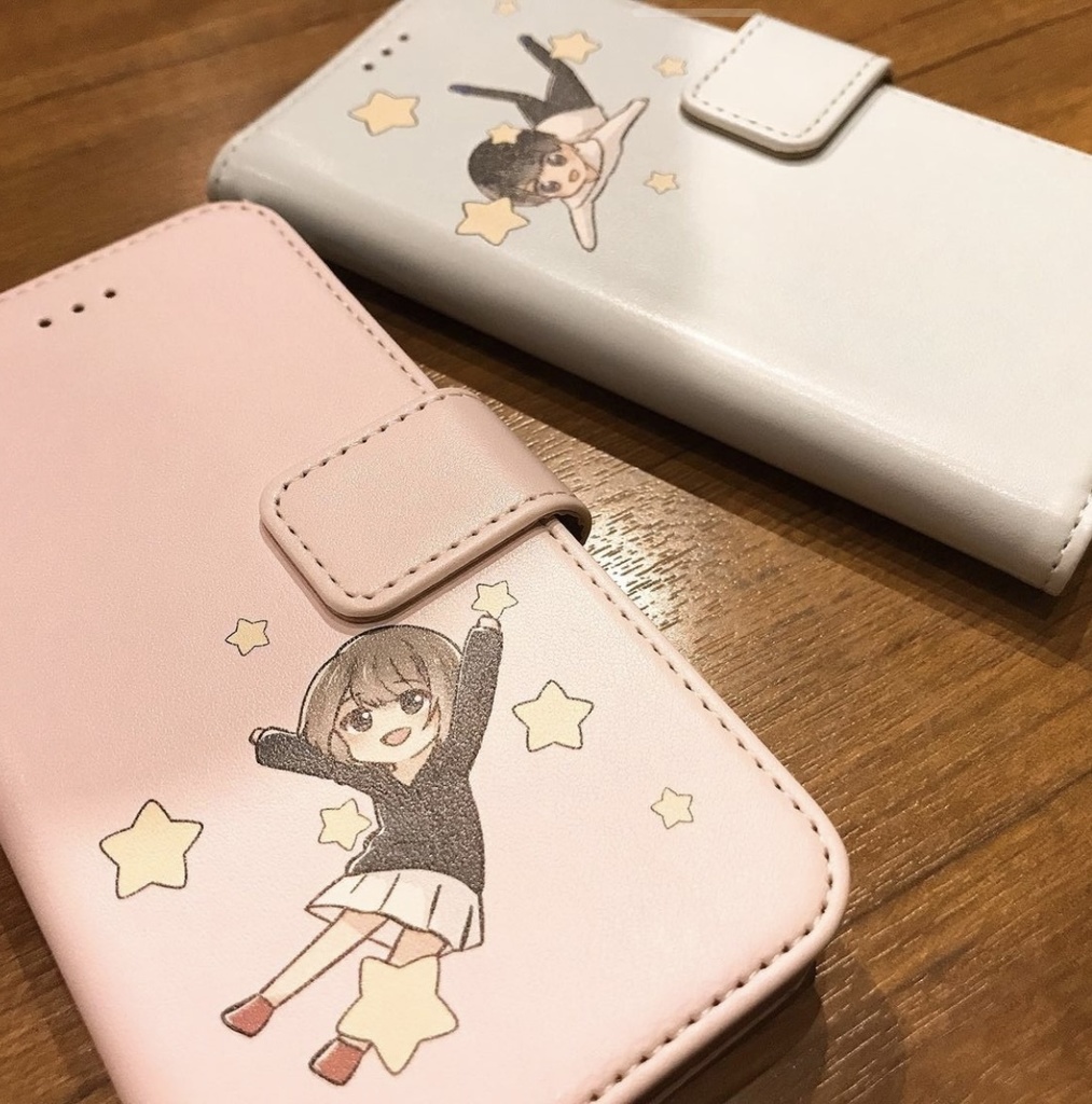きらきら iPhoneケース手帳型