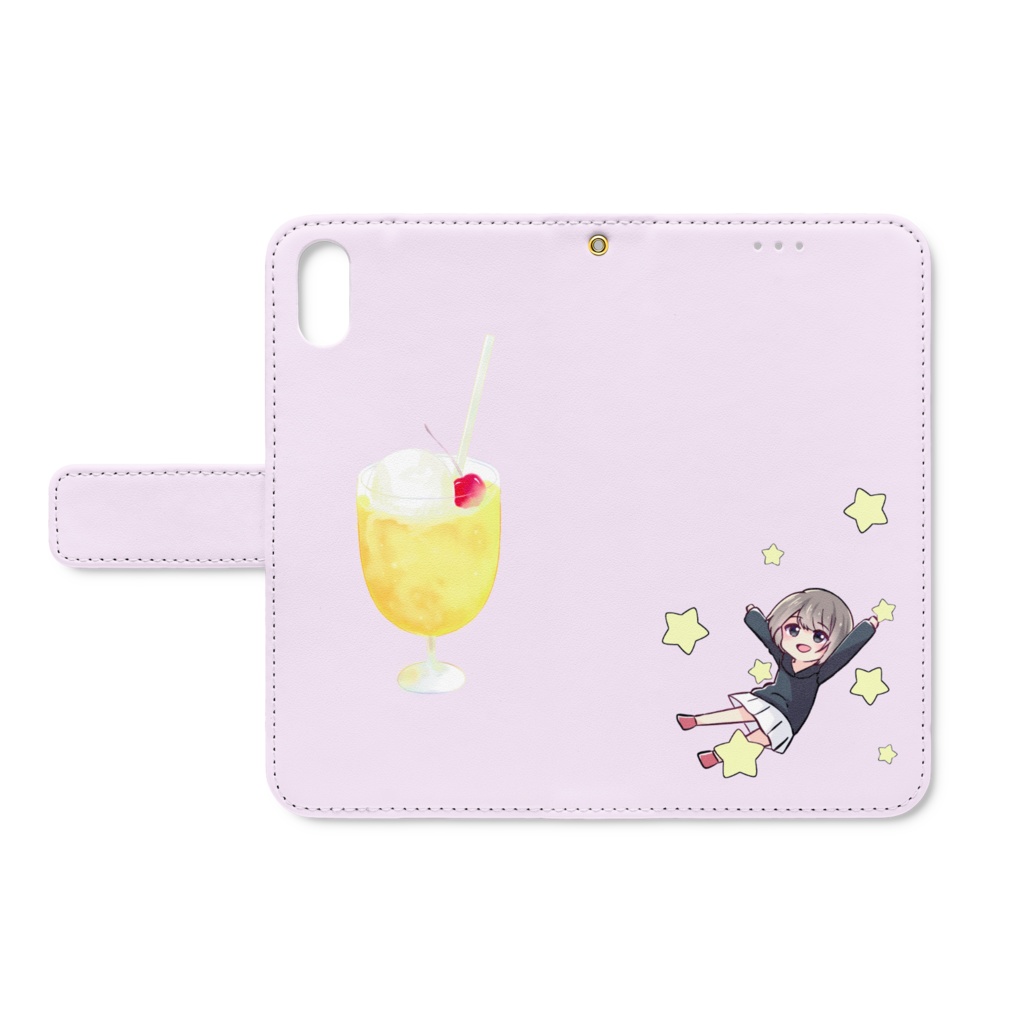 きらきら iPhoneケース手帳型