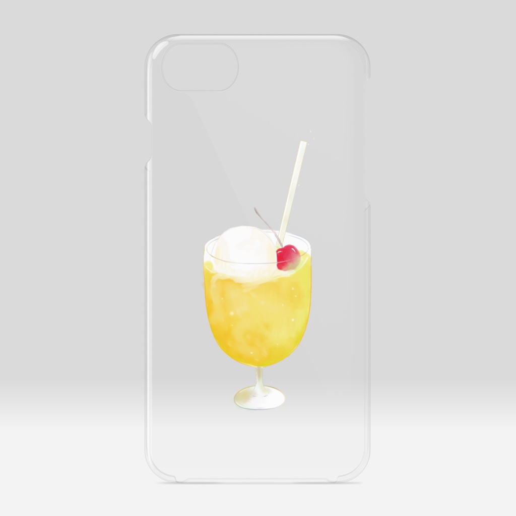 クリームソーダ iPhoneケース
