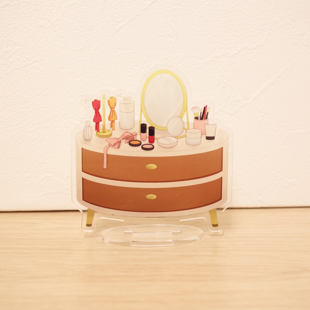 アクリル家具スタンド(ドレッサー)