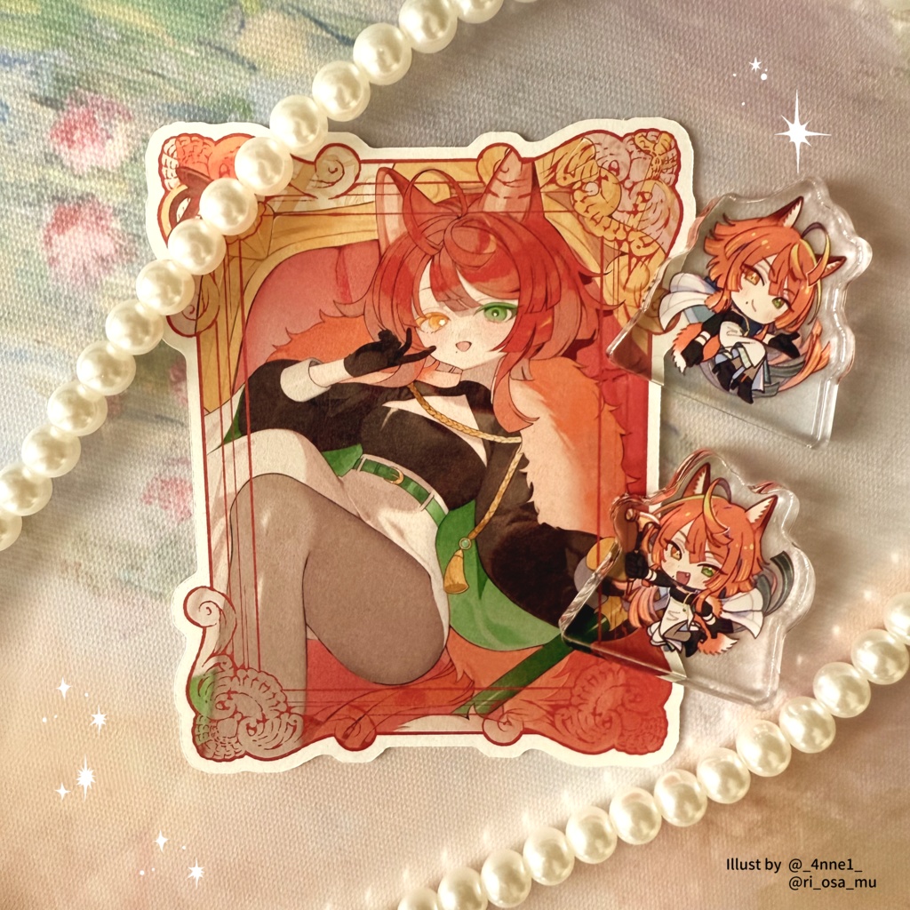 2周年記念のつもりがとっくに過ぎてた自立アクリル