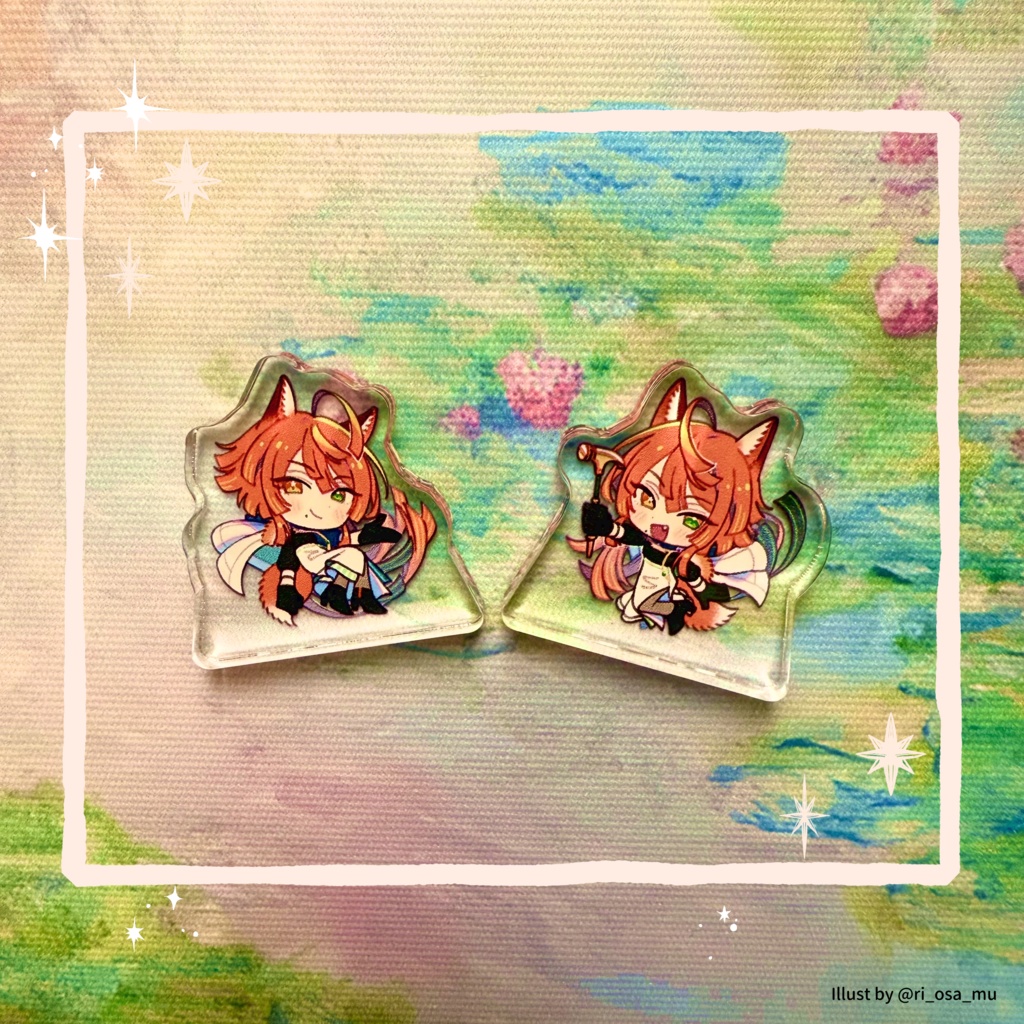 2周年記念のつもりがとっくに過ぎてた自立アクリル