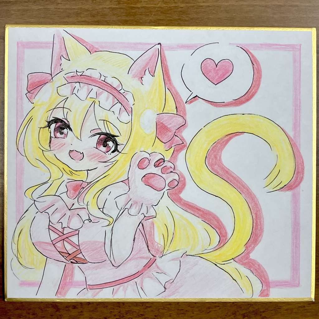 黒埼ちとせ 色紙