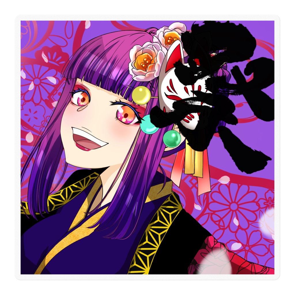 Kagura Yosakoi Girl #003 ステッカー