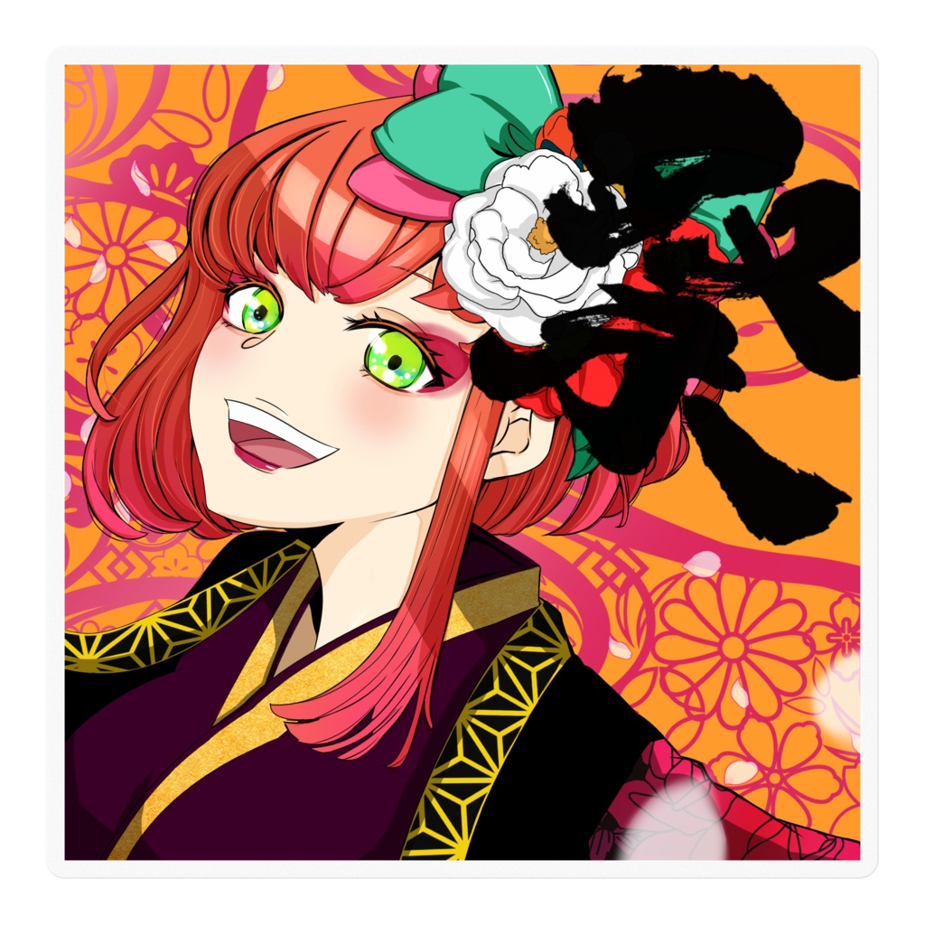 Kagura Yosakoi Girl #005 ステッカー
