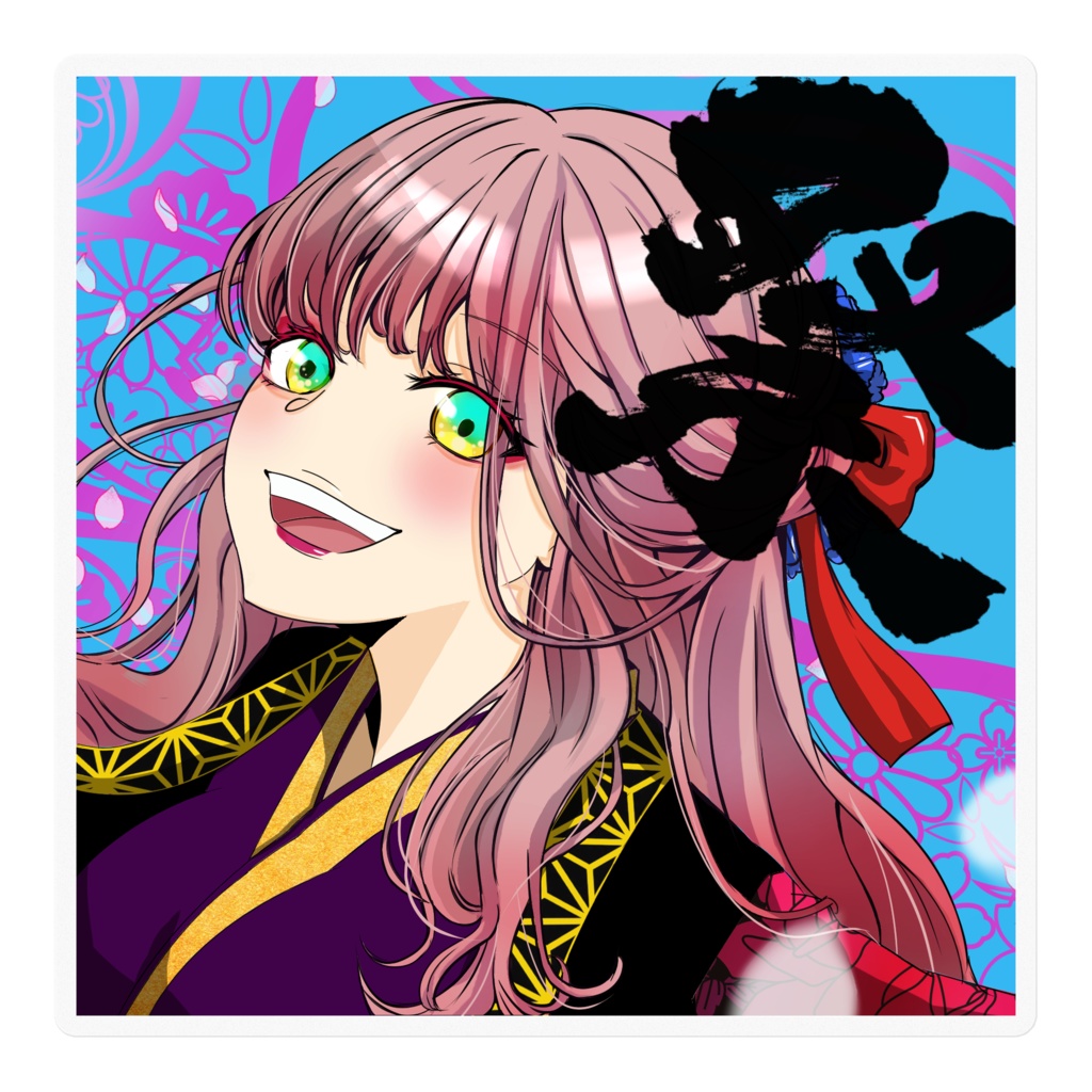 Kagura Yosakoi Girl #006 ステッカー