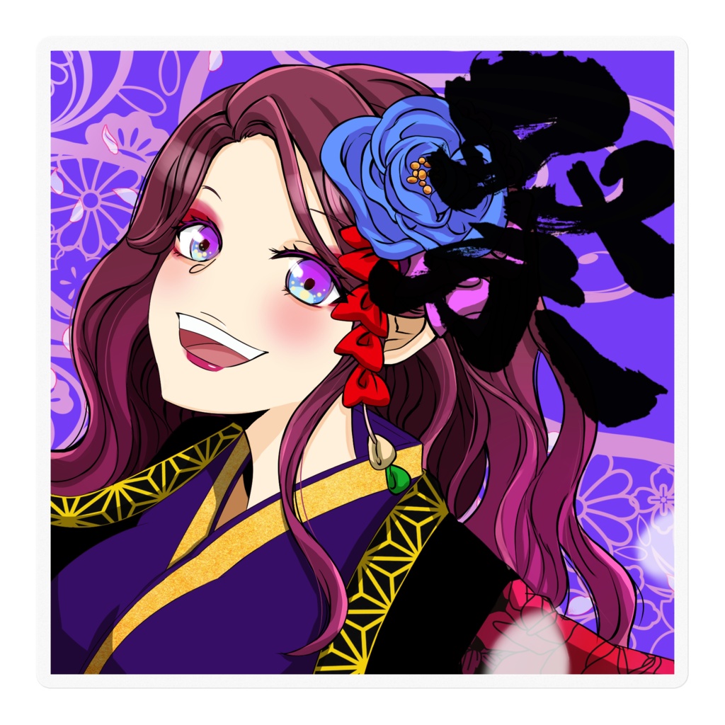 Kagura Yosakoi Girl #008 ステッカー