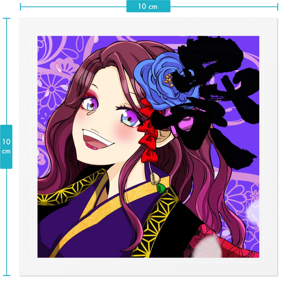 Kagura Yosakoi Girl #008 ステッカー