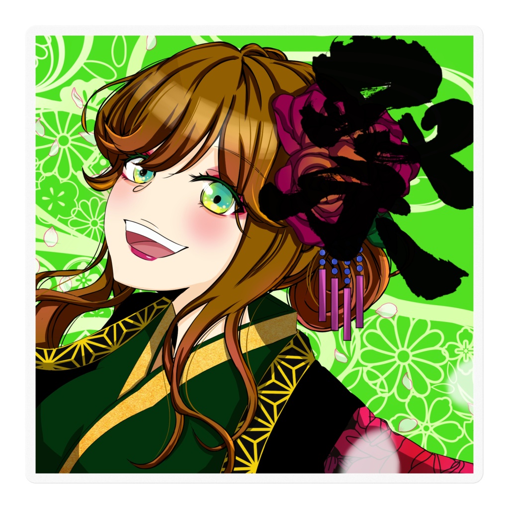 Kagura Yosakoi Girl #009 ステッカー
