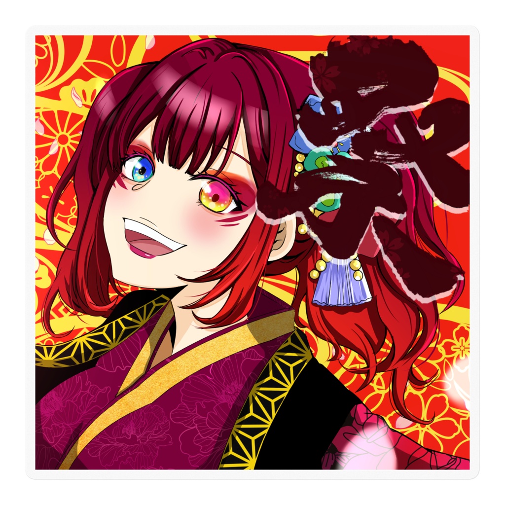 Kagura Yosakoi Girl #010 ステッカー