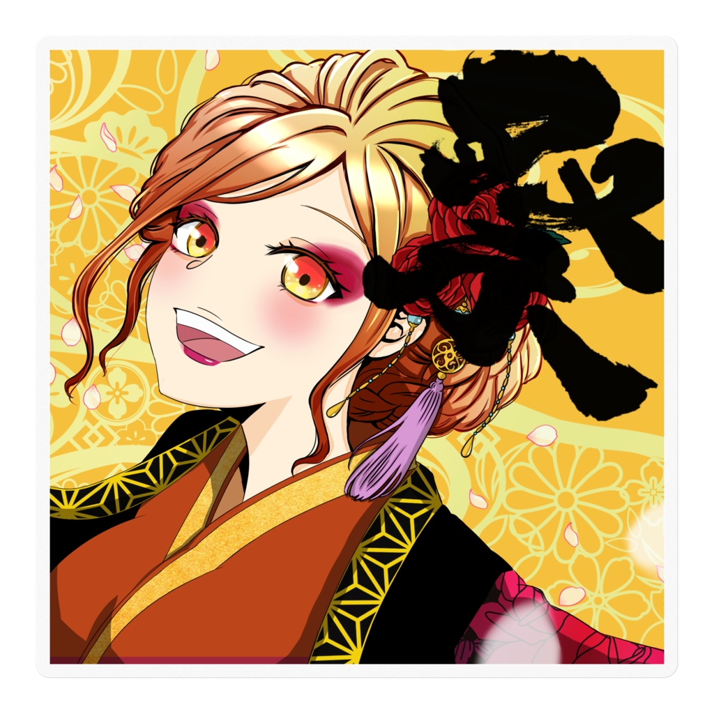 Kagura Yosakoi Girl #012 ステッカー