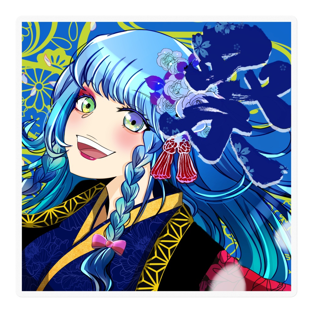 Kagura Yosakoi Girl #020 ステッカー