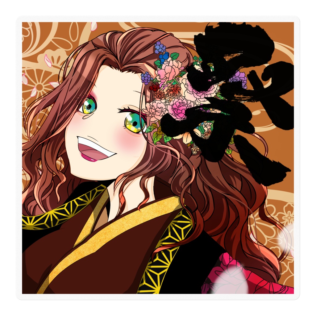 Kagura Yosakoi Girl #021 ステッカー