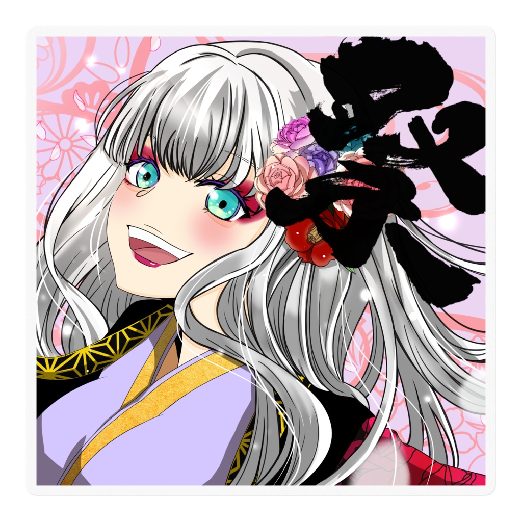 Kagura Yosakoi Girl #022 ステッカー