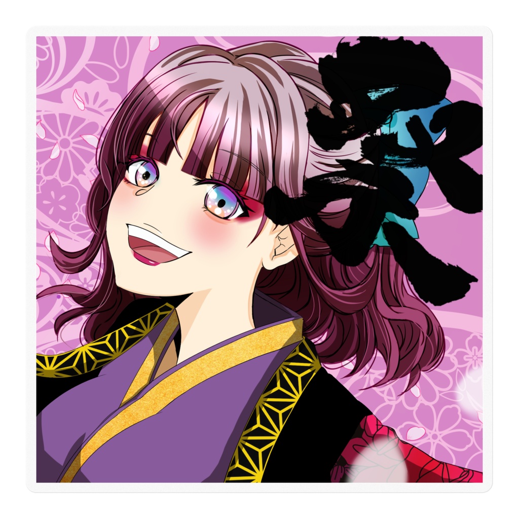 Kagura Yosakoi Girl #025 ステッカー