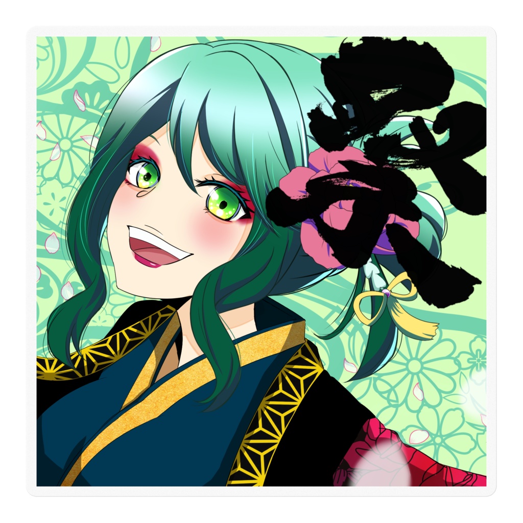 Kagura Yosakoi Girl #037 ステッカー