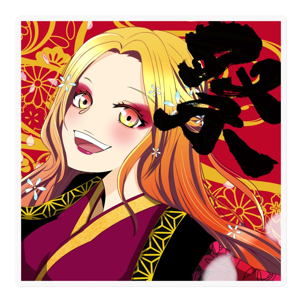 Kagura Yosakoi Girl #038 ステッカー