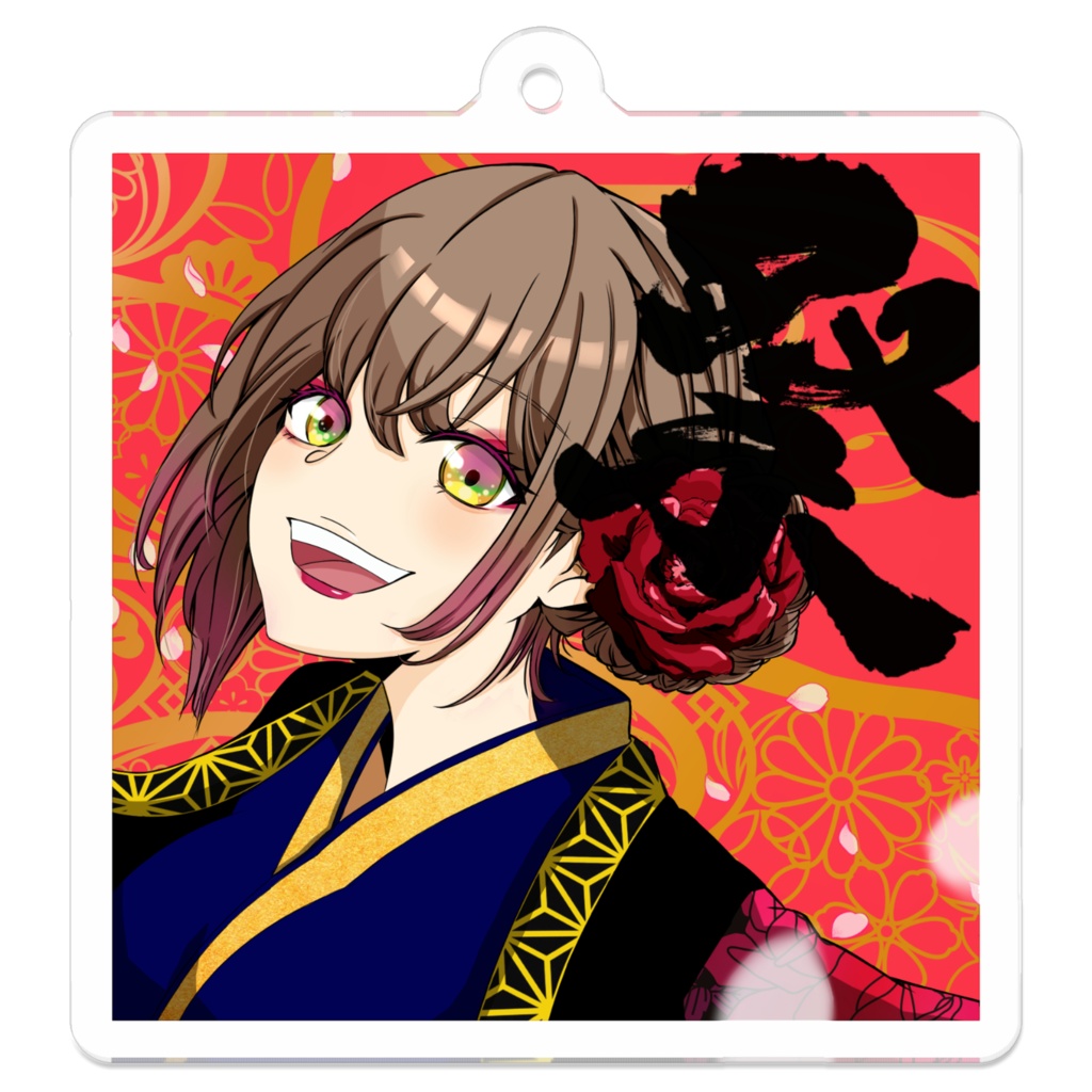 Kagura Yosakoi Girl #001 アクリルキーホルダー