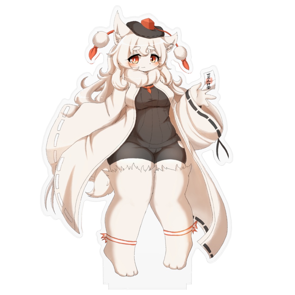 【創作】ハクモ アクリルフィギュア